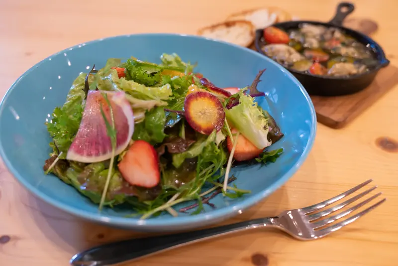 Cafe ENLARGE カフェ エンラージ 八王子野菜のサラダ