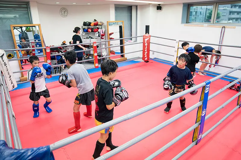 尚武会 八王子のキックボクシングジム練習風景