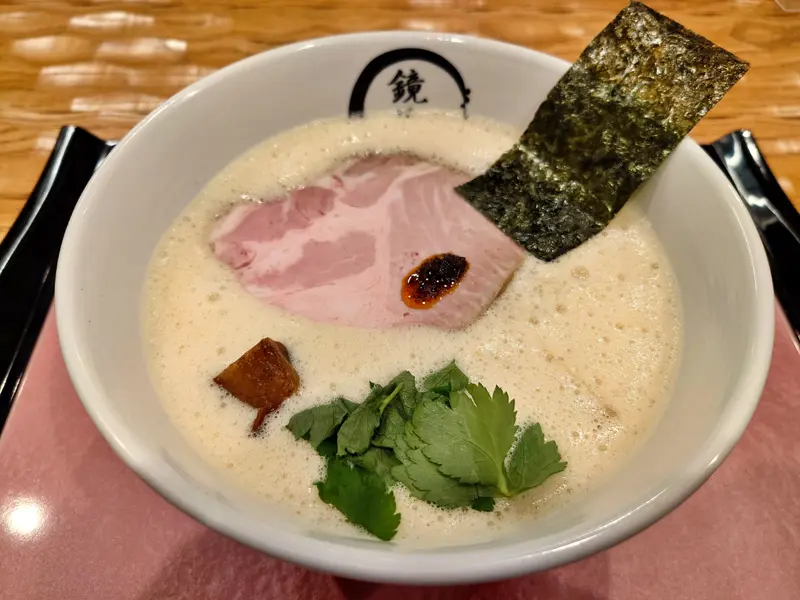 鏡花_八王子想庵_極鶏白湯らーめん_鶏白湯らーめん