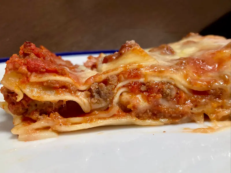 Lasagna Italiana_ラザニア断面