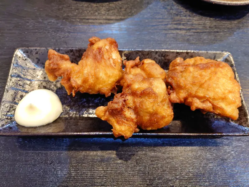 鶏白湯専門店つけ麺まるや_鶏白湯_から揚げ