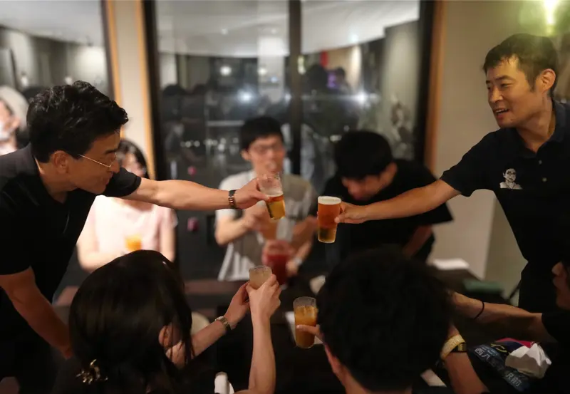 大日本きぬた連盟オフ会　乾杯