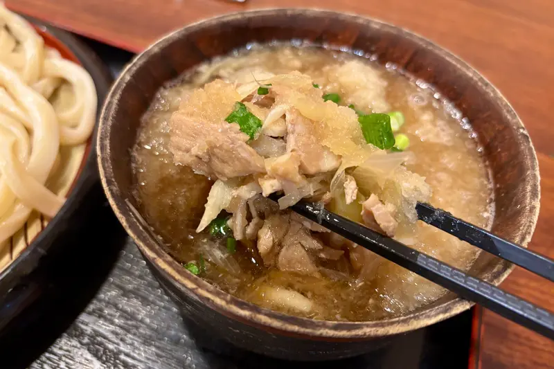 武蔵野うどんたまや_肉みぞれうどん具材