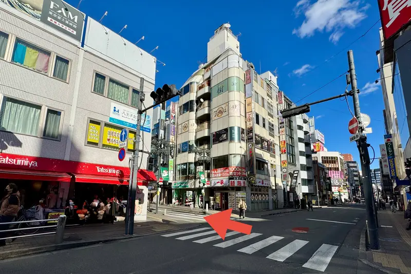 麺屋こころ八王子店　場所