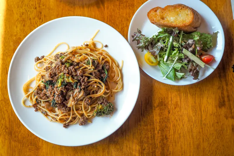 【パスタランチ】野菜とボロネーゼソース 1,100円