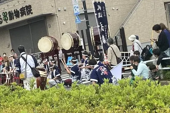八王子南よこやまマーチングフェスティバル_オープニングの和太鼓演奏