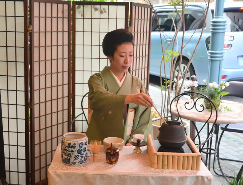 野点の様子
