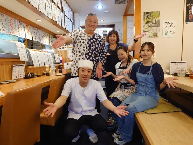 淳ちゃん寿司_山田駅_大将とスタッフ