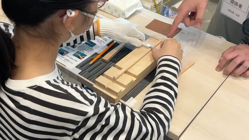 つくるんフェスタレポ_箸づくり