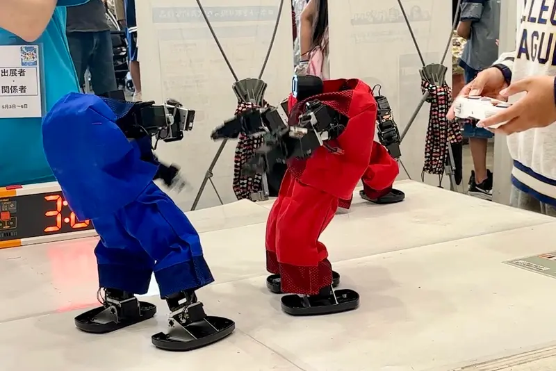 つくるんフェスタレポ_ロボット操作体験