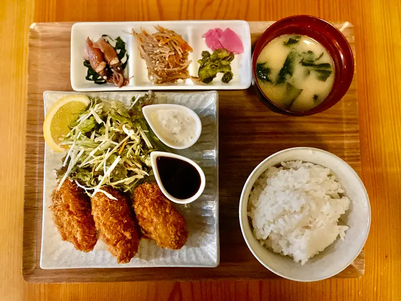 カキフライ定食