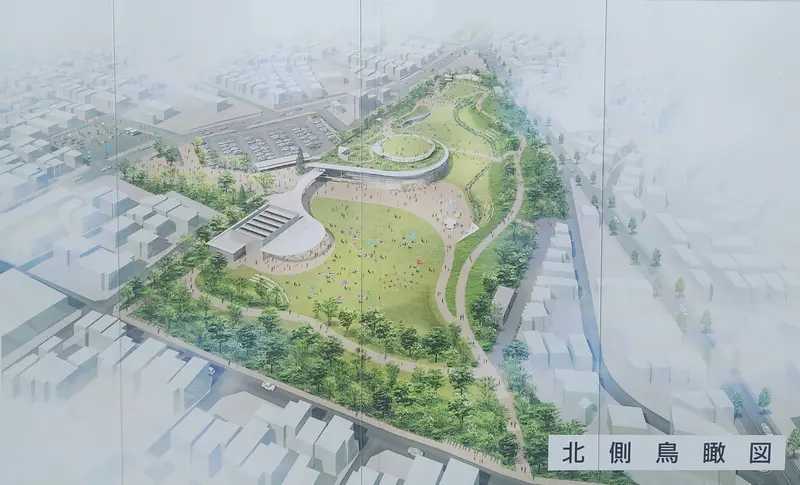 完成イメージ図(北側から)