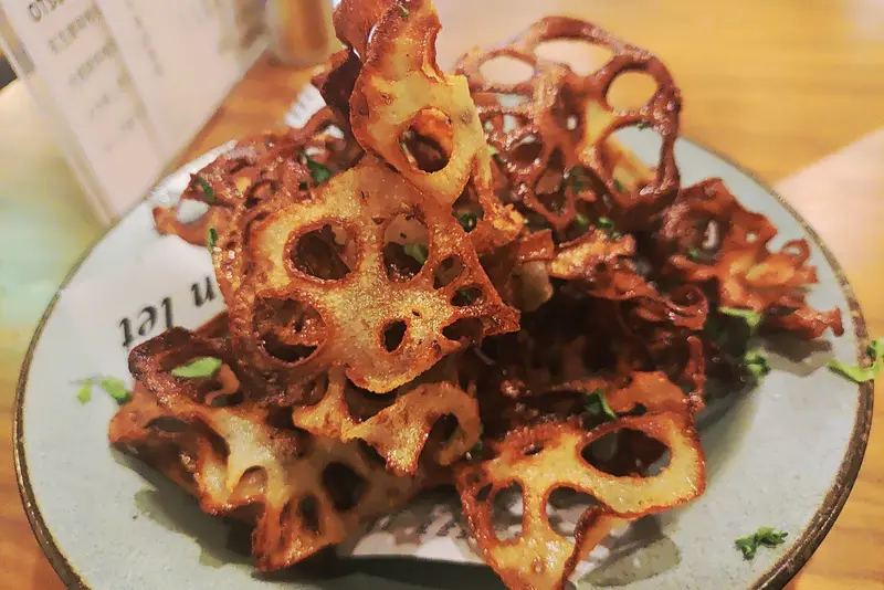 アマヤドリ_蓮根ペペロンチーノ