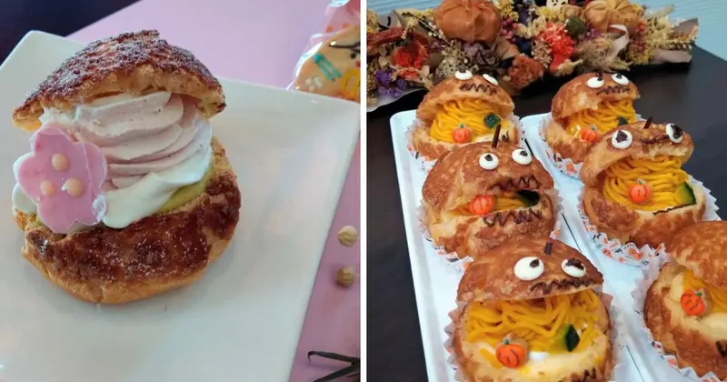 ハチウェルラボカフェ_シュークリーム