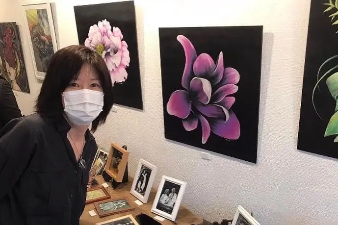 チョークアート作家・小栗 美穂さん