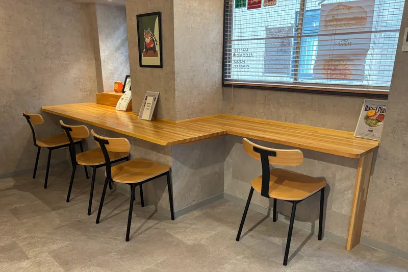 cafe homies_店舗カウンター