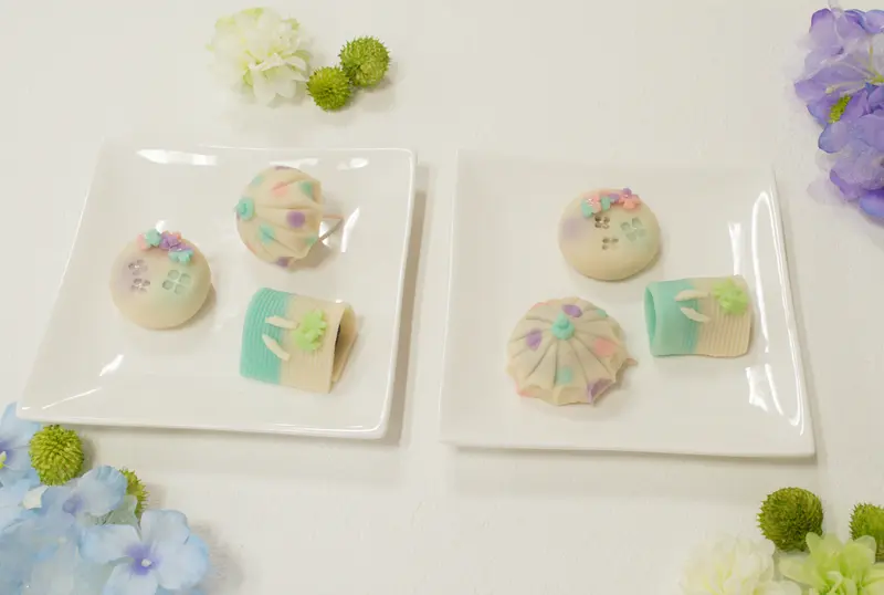 日本茶専門カフェ花野_ ねりきりレッスン撮影