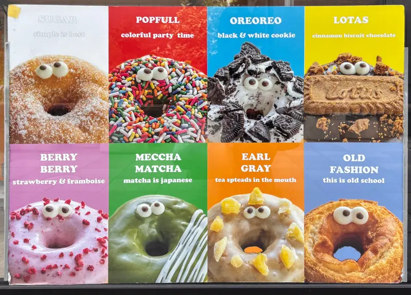 #NO NAME DONUTS メニュー
