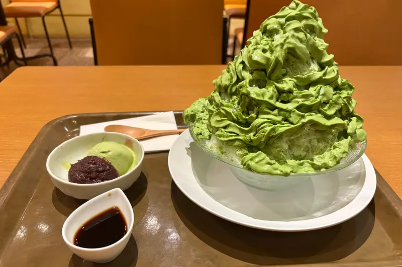 清勝丸抹茶エスプーマかき氷_抹茶エスプーマかき氷