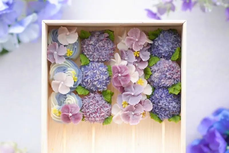 日本茶専門カフェ花野_ あんこのお花
