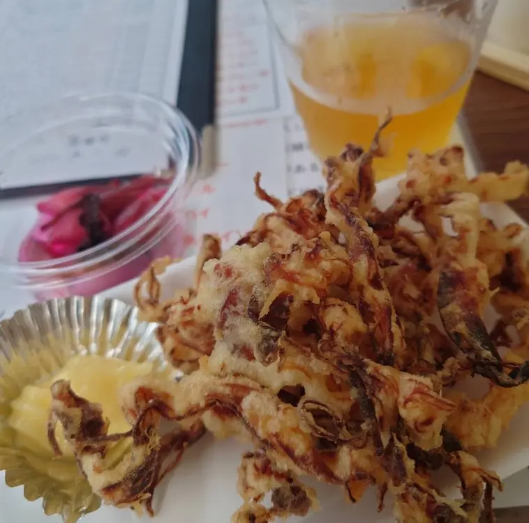 和食堂『穣』のさきいか天ぷら