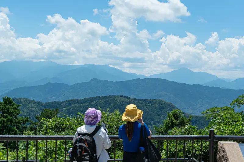 高尾山_奥高尾_展望台富士山