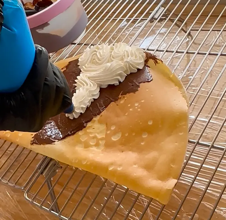 Crepie_チョコ生クリーム