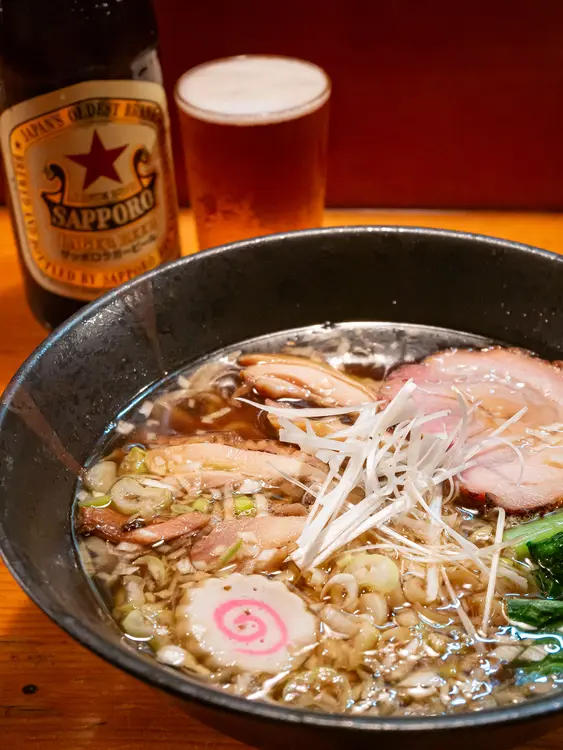 百馬_15周年限定_吊るし焼き炭火チャーシュー手打ちタローメン