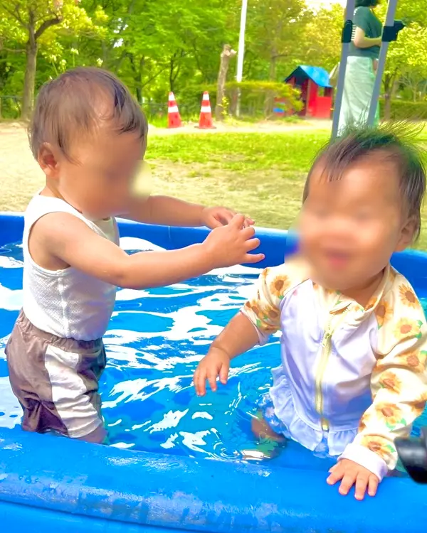 せいがの森こども園＿水遊び
