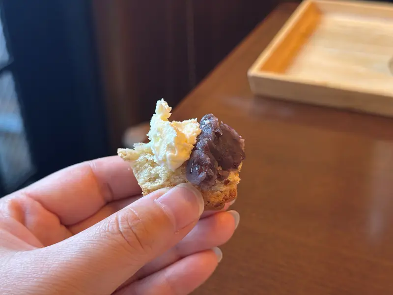 升階茶寮 あんバターを上品にしたような味わい