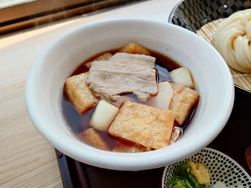 自家讃岐麺処いち撚_豚つけうどん