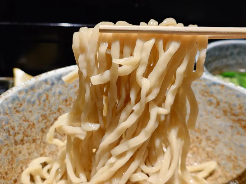 鴨中華そば楓_炭焼鴨肉手もみつけめん