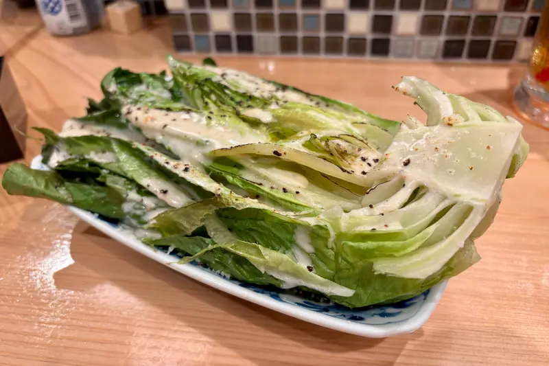呼炉凪来八王子店_ロメインレタスの焼きシーザー