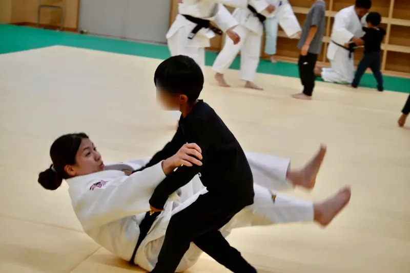 大外刈りの練習