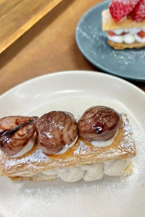 Vegeware Café_モンブラン風ミルフィーユ