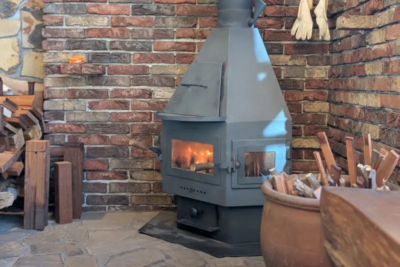 Vegeware Café_暖炉