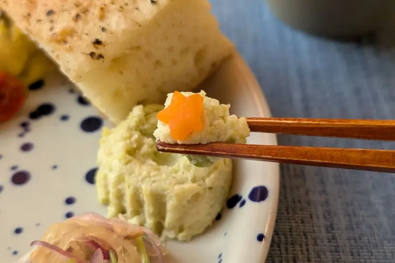 Vegeware Café_枝豆ツリーポテトサラダ