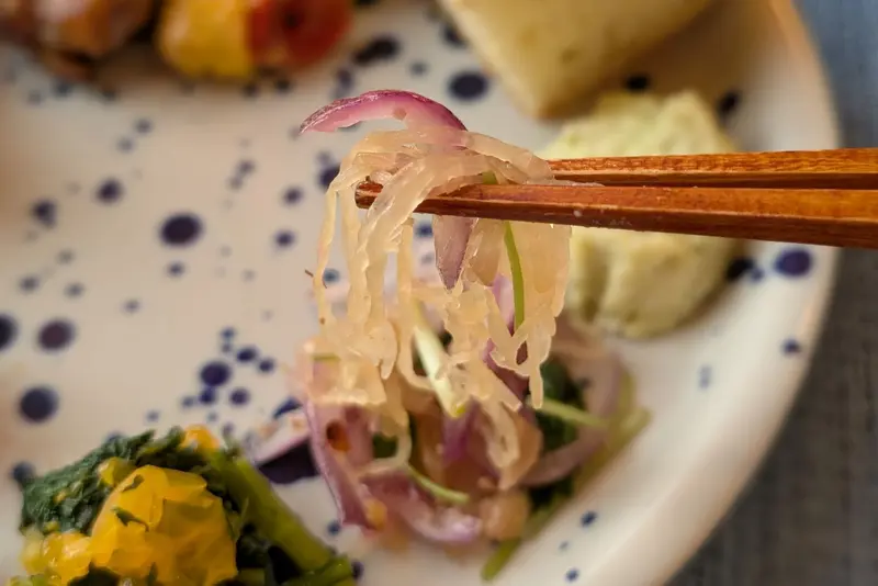 Vegeware Café_タイ風そうめんかぼちゃ