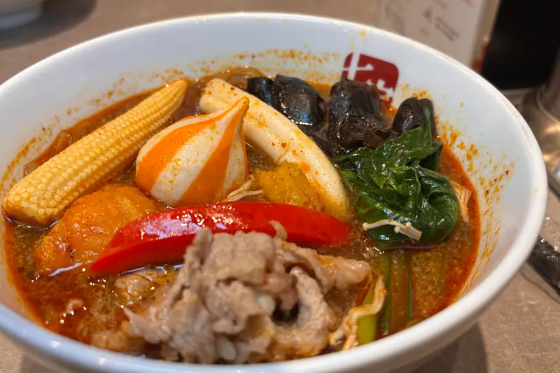 七宝麻辣湯八王子店_スープの様子