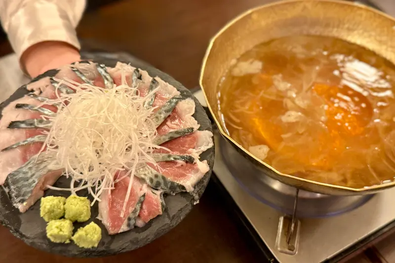 大山・海層水仕立て「白銀」鯖しゃぶお鍋