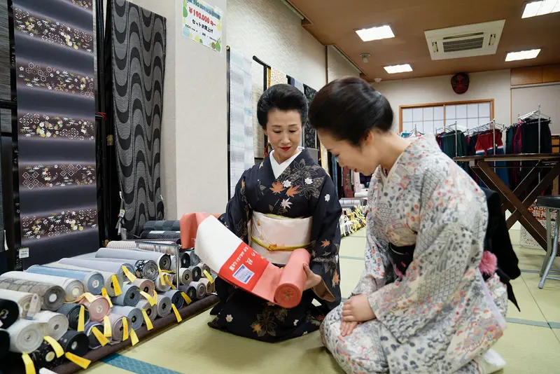 高級正絹 八王寺きものにしわ 和服 和装 着物 fkip.unmul.ac.id