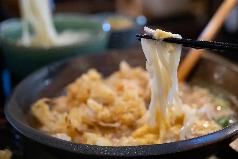 うどん開都海鮮かき揚げ