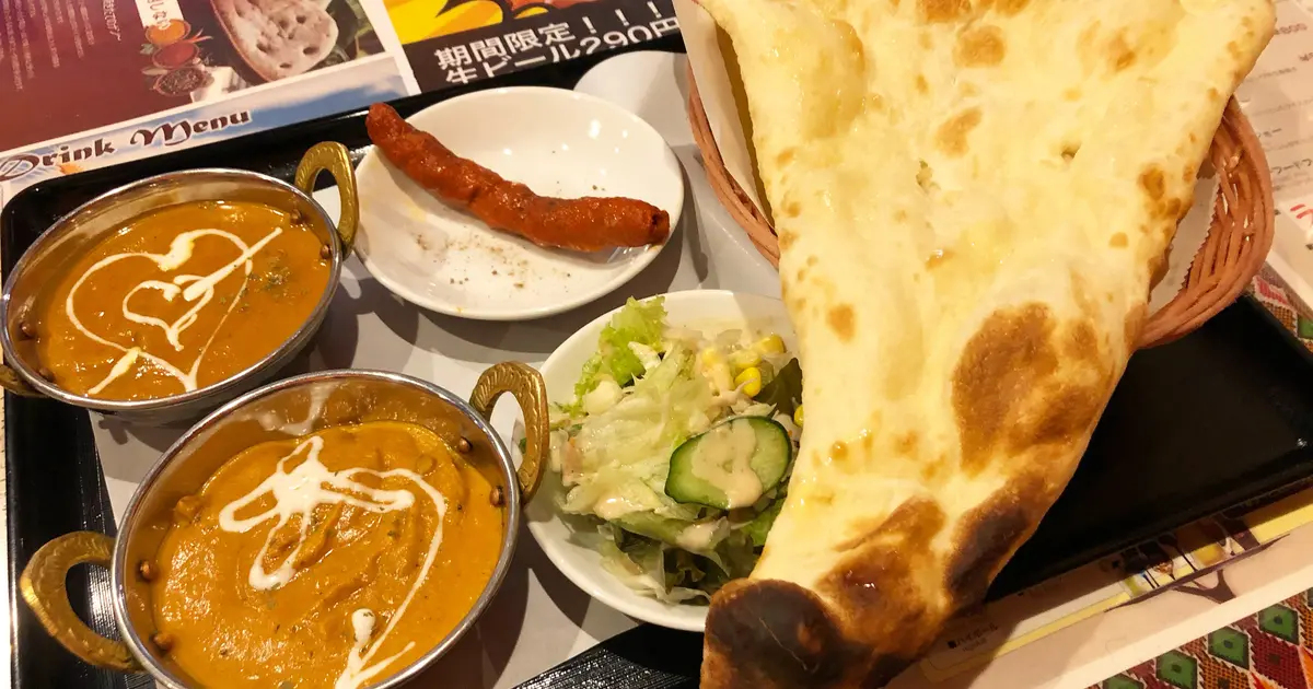 北野駅目の前‼︎『カレーハウス北野』のランチセットがお得すぎる