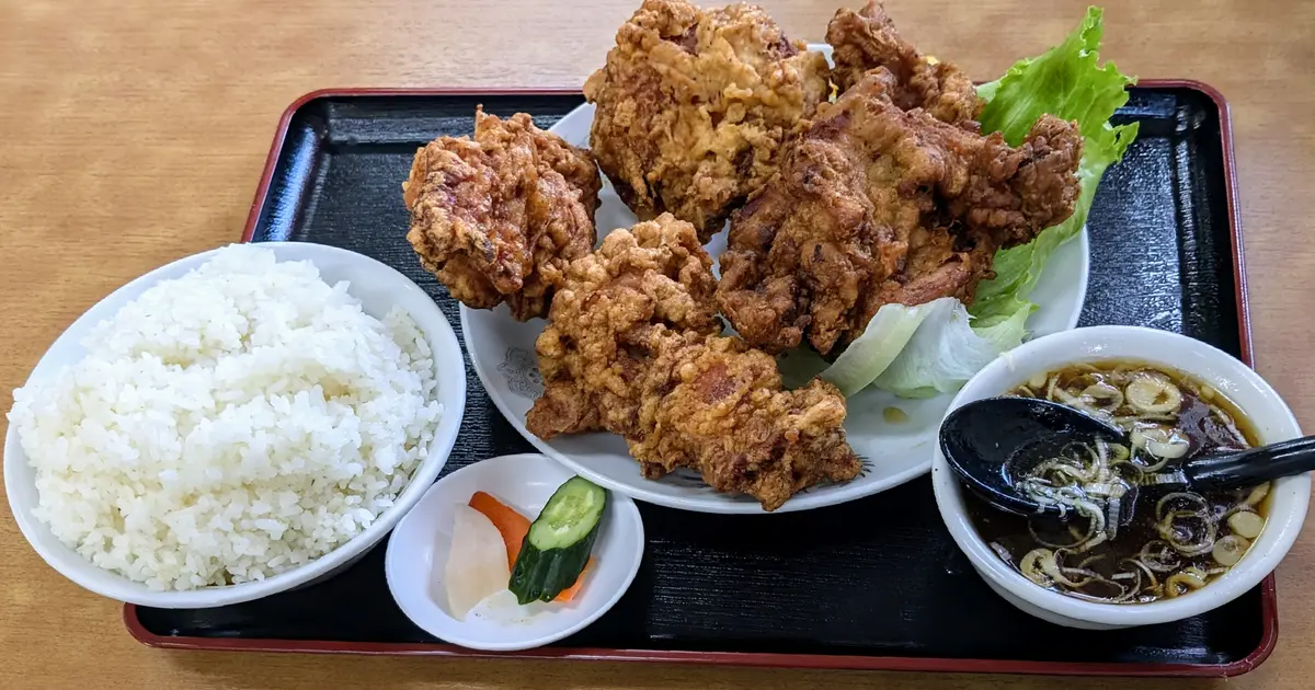 三角ダンベル　唐揚げ定食(大盛り) hqdefault.jpg