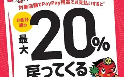 八王子市×PayPayの最大20％戻ってくるキャンペーン第1弾が始まる！