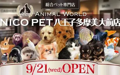 【9月21日】『ニコペット』スーパービバホーム八王子多摩美大前店OPEN！