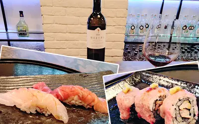 お寿司とワイン・日本酒のマリアージュが楽しめる寿司バー『SUSHI BAR GINGA』