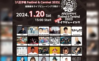 【1/20】『八王子魂 Festival ＆ Carnival 2023』ライブビューイングがモータウンで開催！