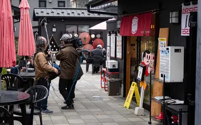 桑都テラス『100圓ラーメン』にテレビ取材が来ていました【3/6放送】