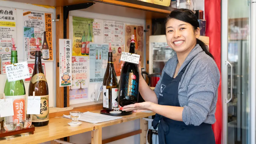 酒屋の一角で立ち飲みができる「角打ち」を開始！西八王子駅南口『酒のひろせ』